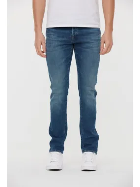 Lee Cooper - Jean coton straight LONGJOHN - Bleu