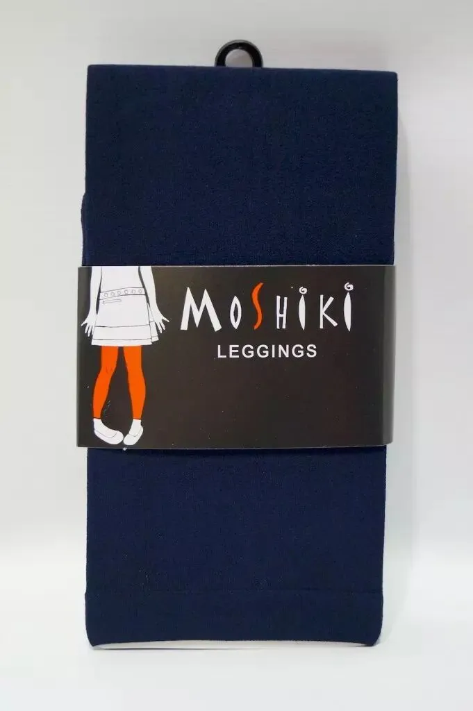 Legging bleu marine épais et confortable taille unique Moshiki