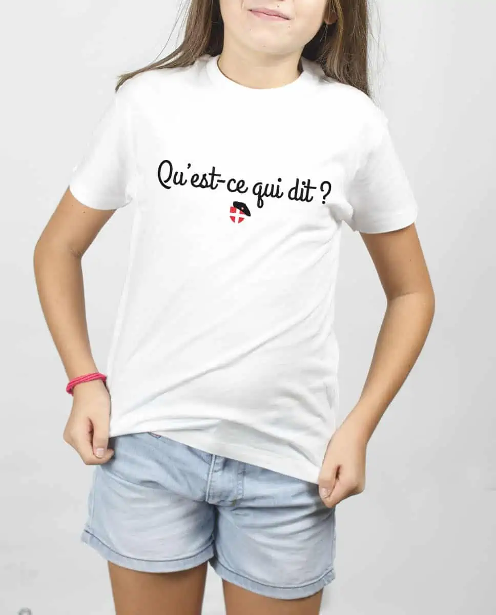 Les Savoyards - T SHIRT ENFANT : DJ MATAFAN QUEST CE QUI DIT