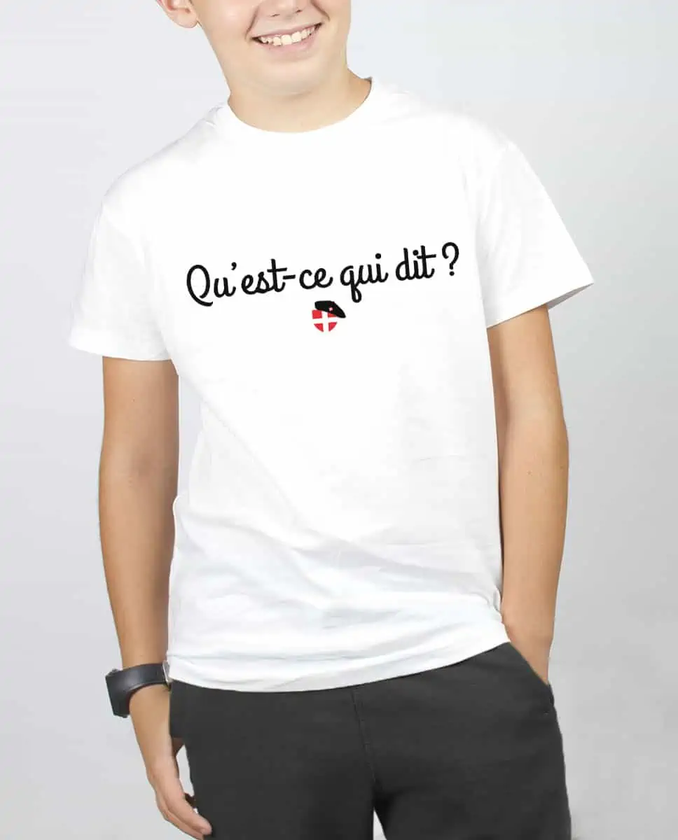 Les Savoyards - T SHIRT ENFANT : DJ MATAFAN QUEST CE QUI DIT