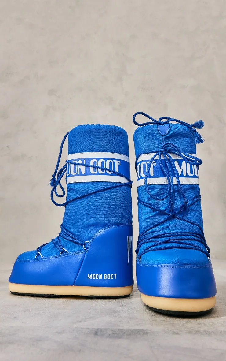 MOON BOOT Bottes Icon bleues