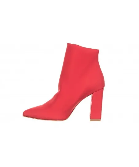 Nouvelle ligne passion signée OSMOSE Shoes Paris : bottine lycra rouge