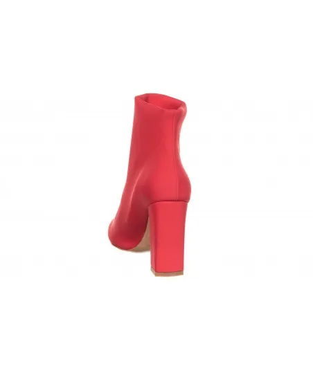 Nouvelle ligne passion signée OSMOSE Shoes Paris : bottine lycra rouge