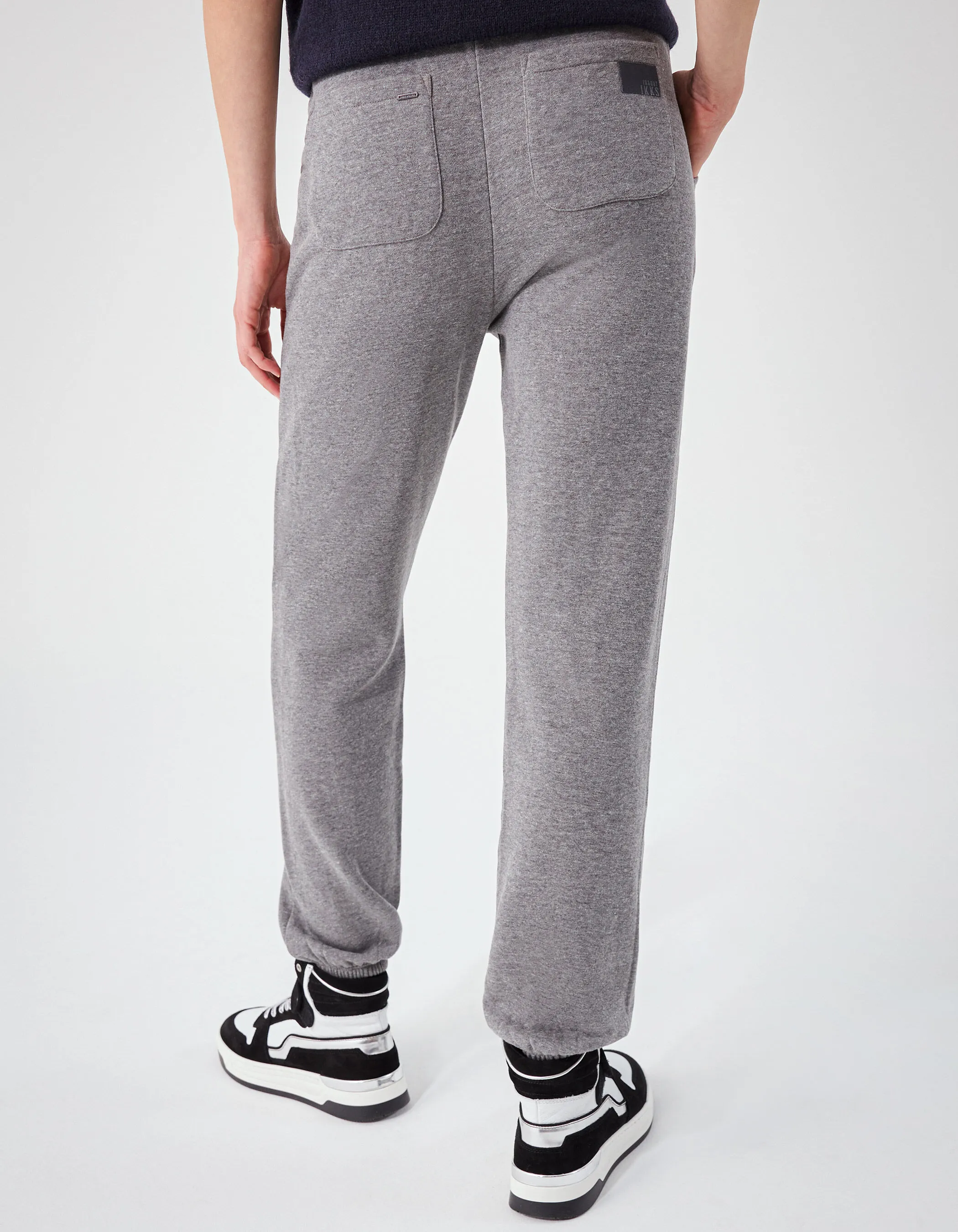 Pantalon coupe jogging élastiqué en bas femme 