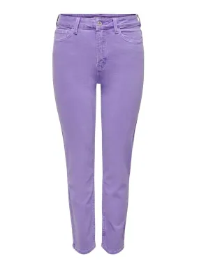 Pantalon Jeans Only Emily Lila pour Femme