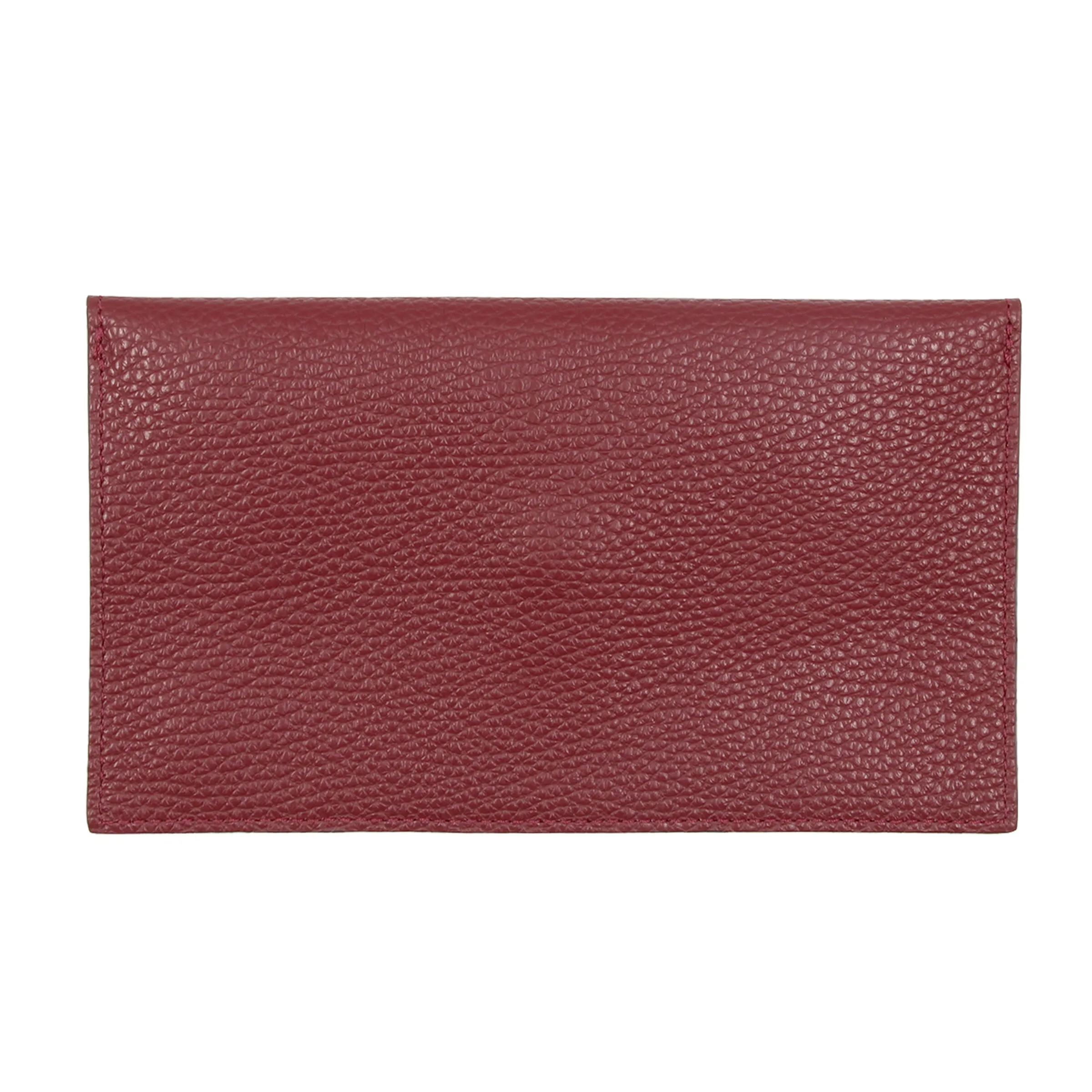 Pochette enveloppe upcyclé bordeaux