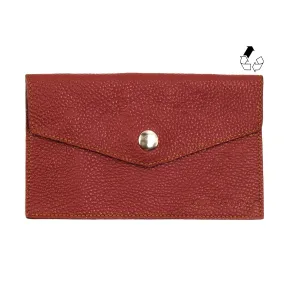 Pochette enveloppe upcyclé brique