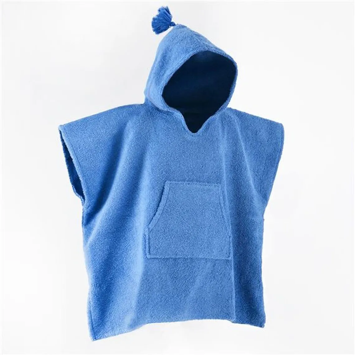 Poncho à capuche enfant bleu  | 3 Suisses