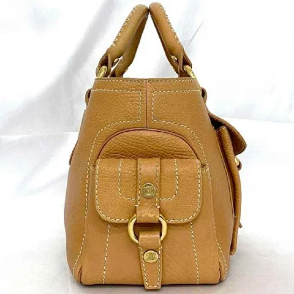 Pre-owned Cuir sacs-celine