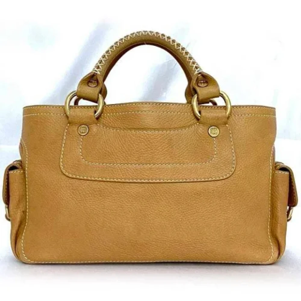 Pre-owned Cuir sacs-celine