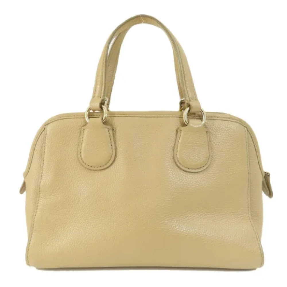 Pre-owned Cuir sacs-main