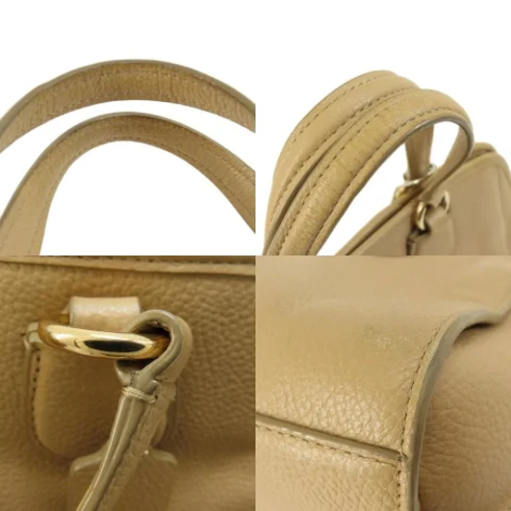 Pre-owned Cuir sacs-main