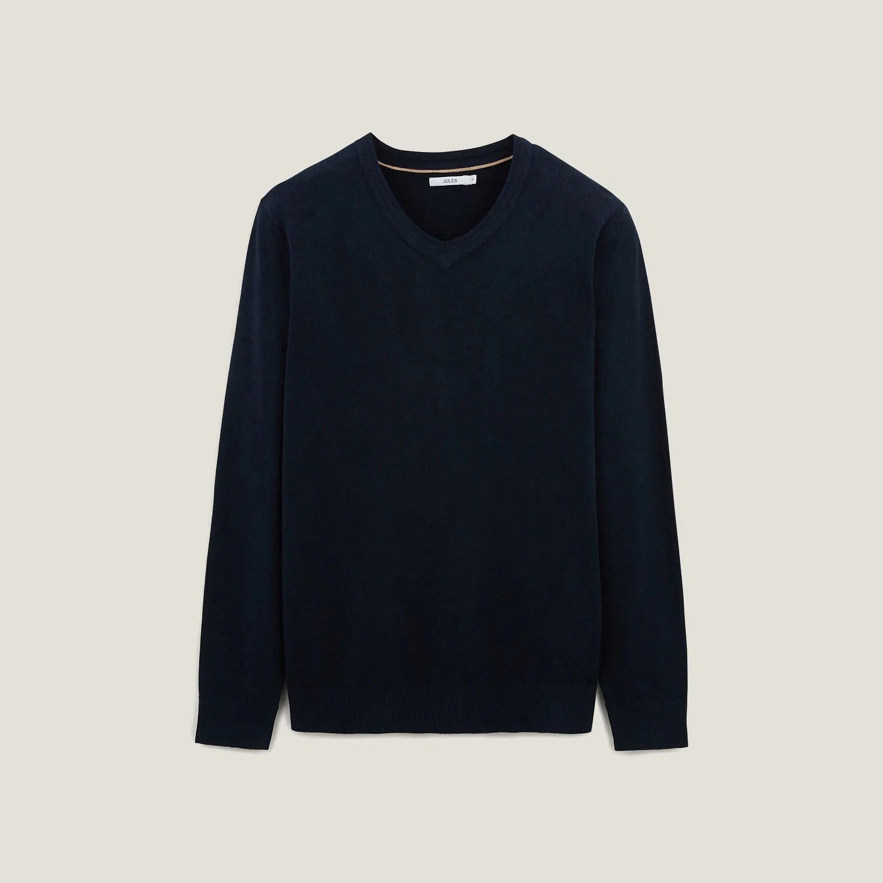 Pull col v essentiel Bleu moyen | Jules