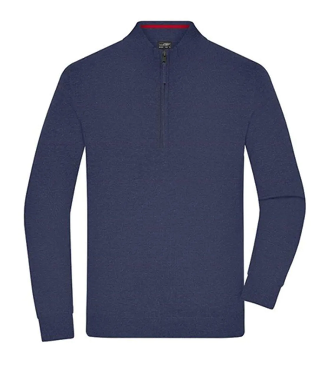 Pull col zippé - Homme - JN1324 - bleu marine