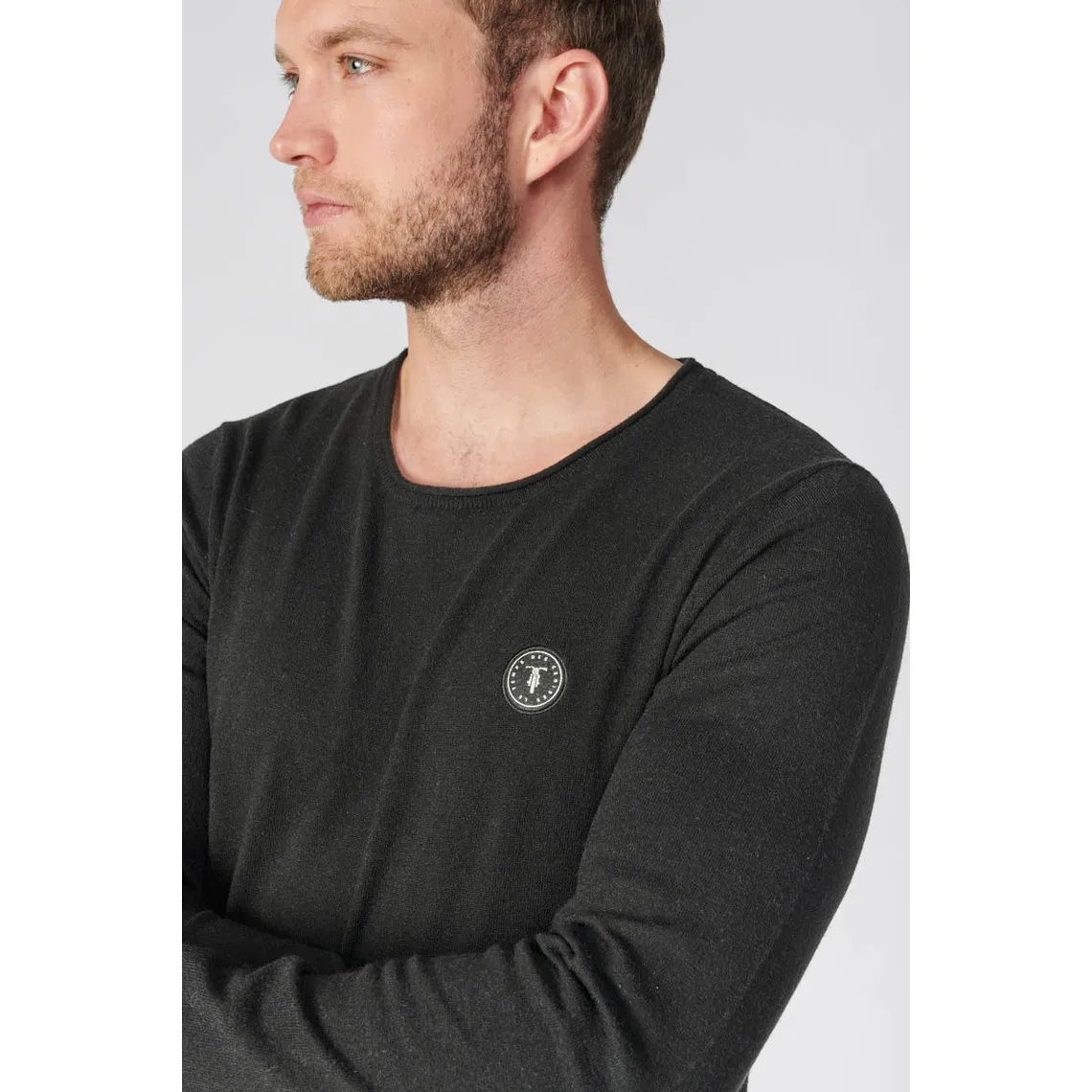 Pull Terry noir Le Temps des Cerises - Pull / Gilet / Sweatshirt Homme sur MenCorner