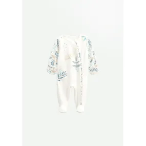 Pyjama bébé en velours ouverture zippée Iskia - PETIT BEGUIN