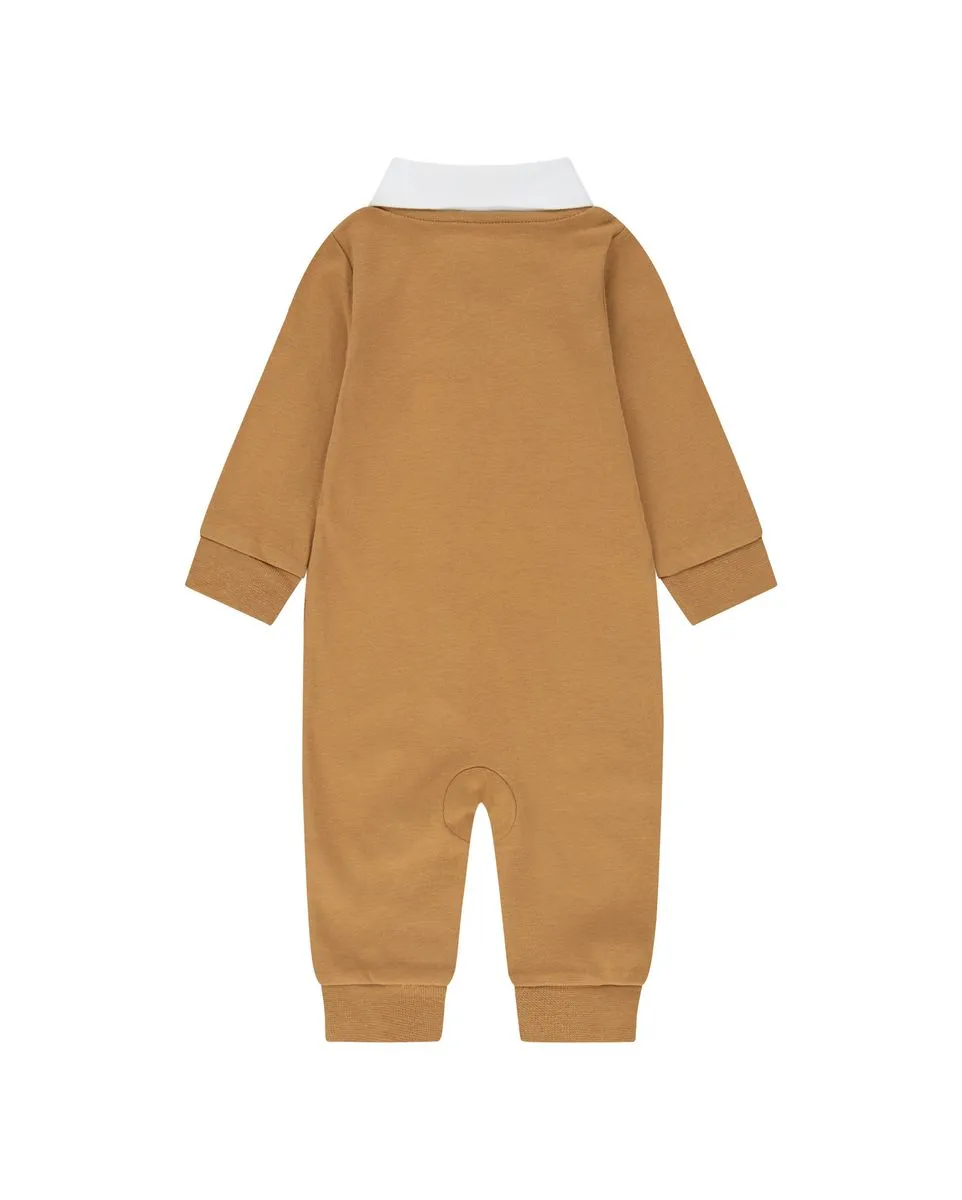 Pyjama Bébé NKN N NSW POLO COVERALL Marron