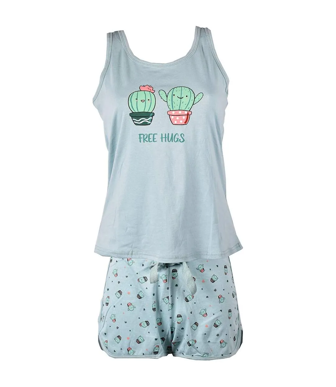 Pyjama Court Femme LITTLE UNICORN LINE SM16 Vert