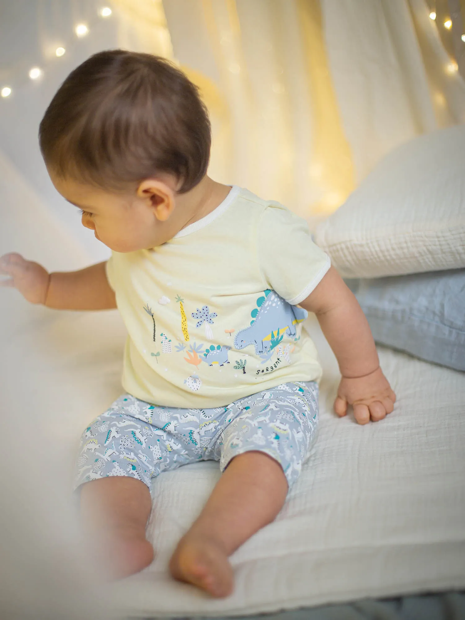 Pyjama jaune bébé garçon