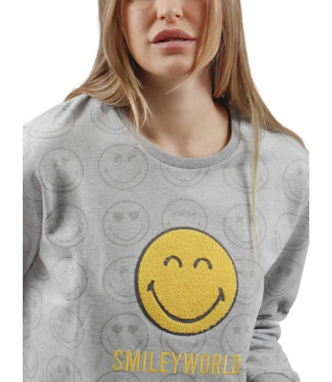 Pyjama tenue d'intérieur pantalon et haut Heroes Smiley Admas