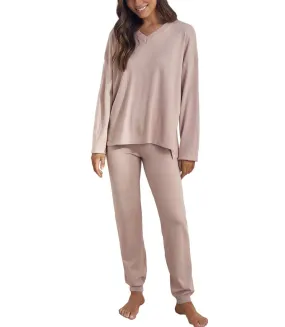 Pyjama tenue d'intérieur pantalon top manches longues Knitting Selmark