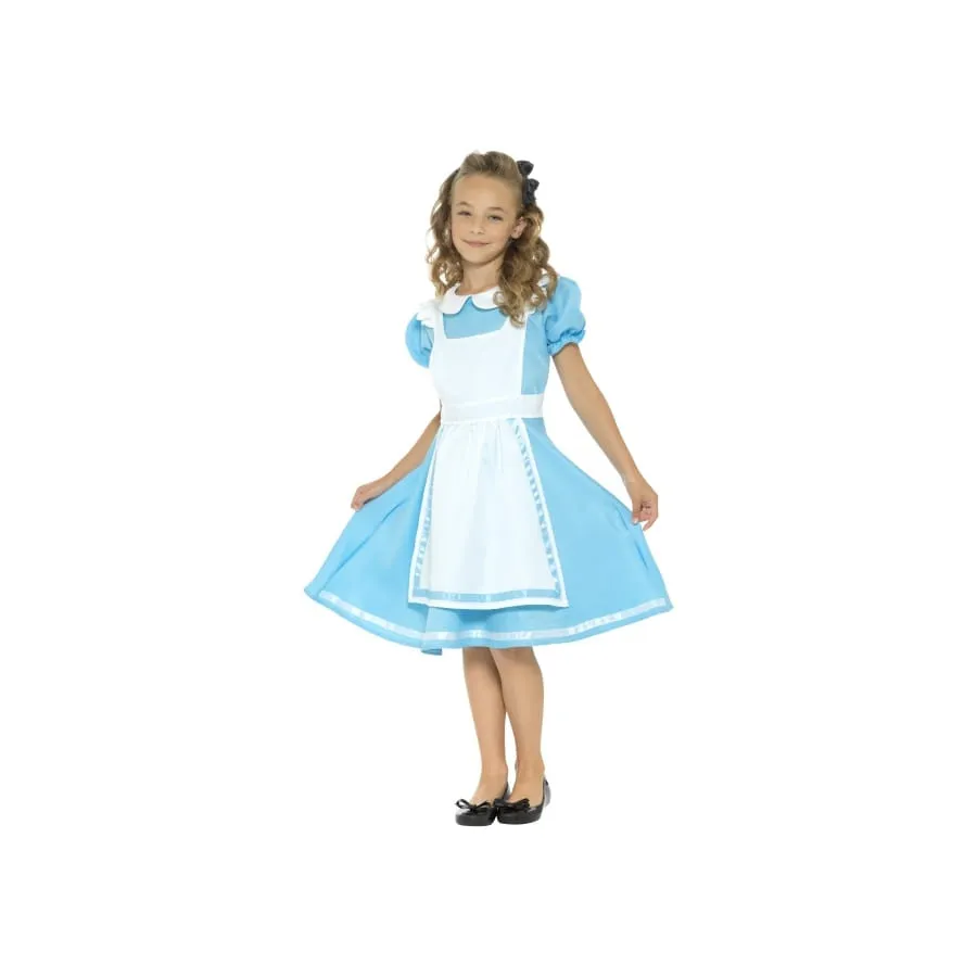 Robe tablier alice au pays des merveilles, enfant