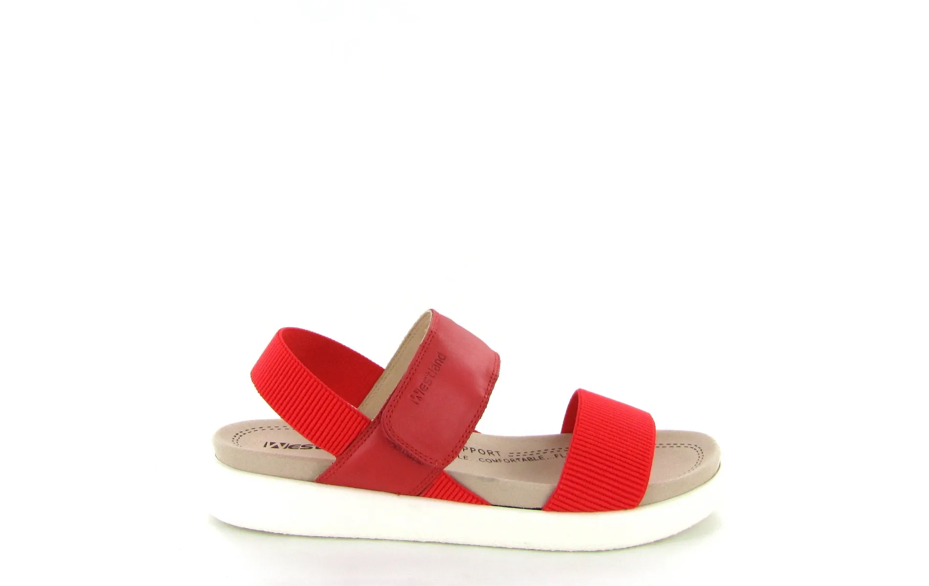 Romika westland nu pieds et sandales albi 07 rouge