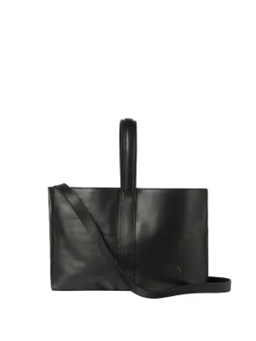 Sac cabas cuir Léonore petit format noir