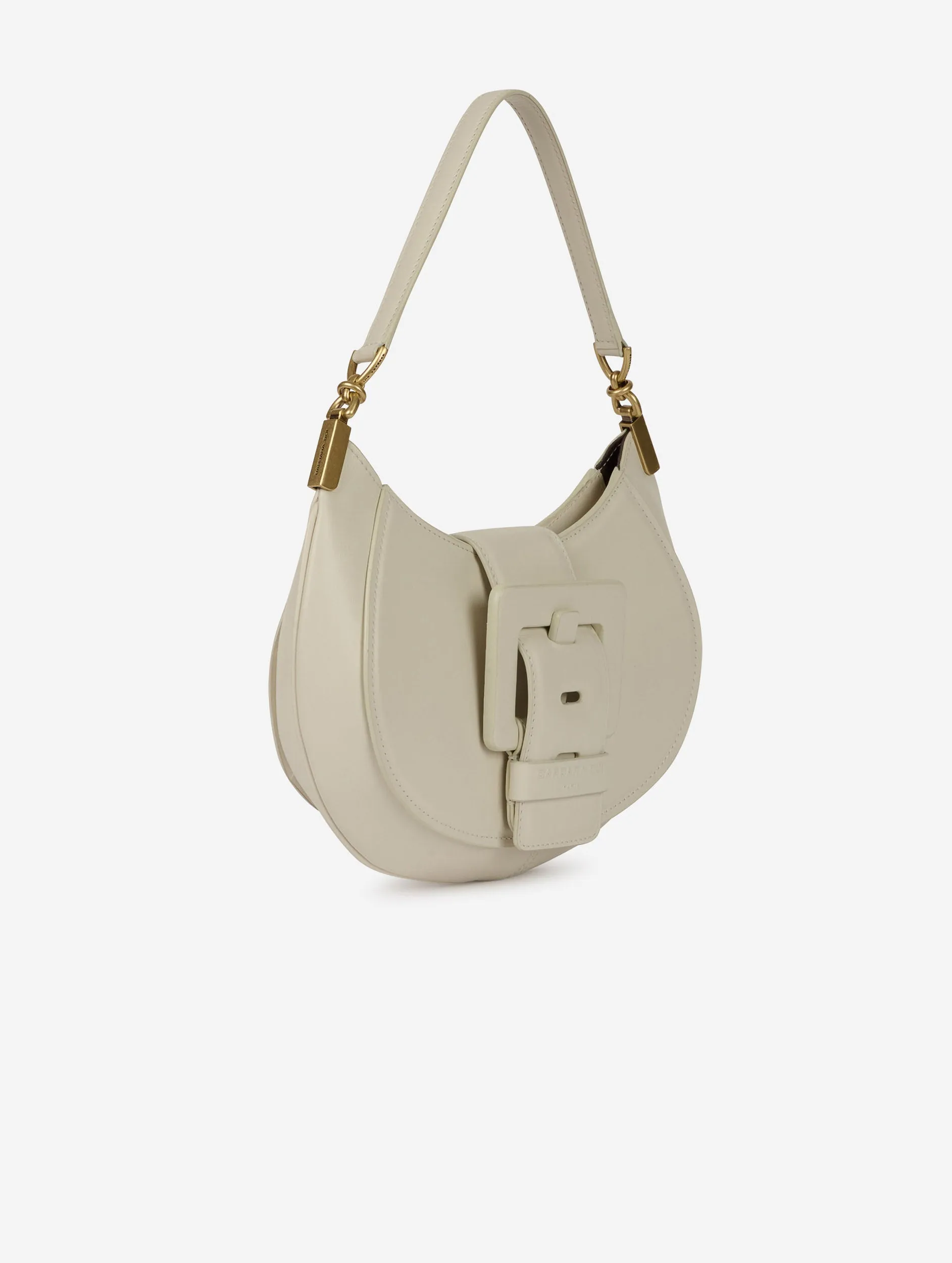 Sac Kiss Me en cuir ivoire