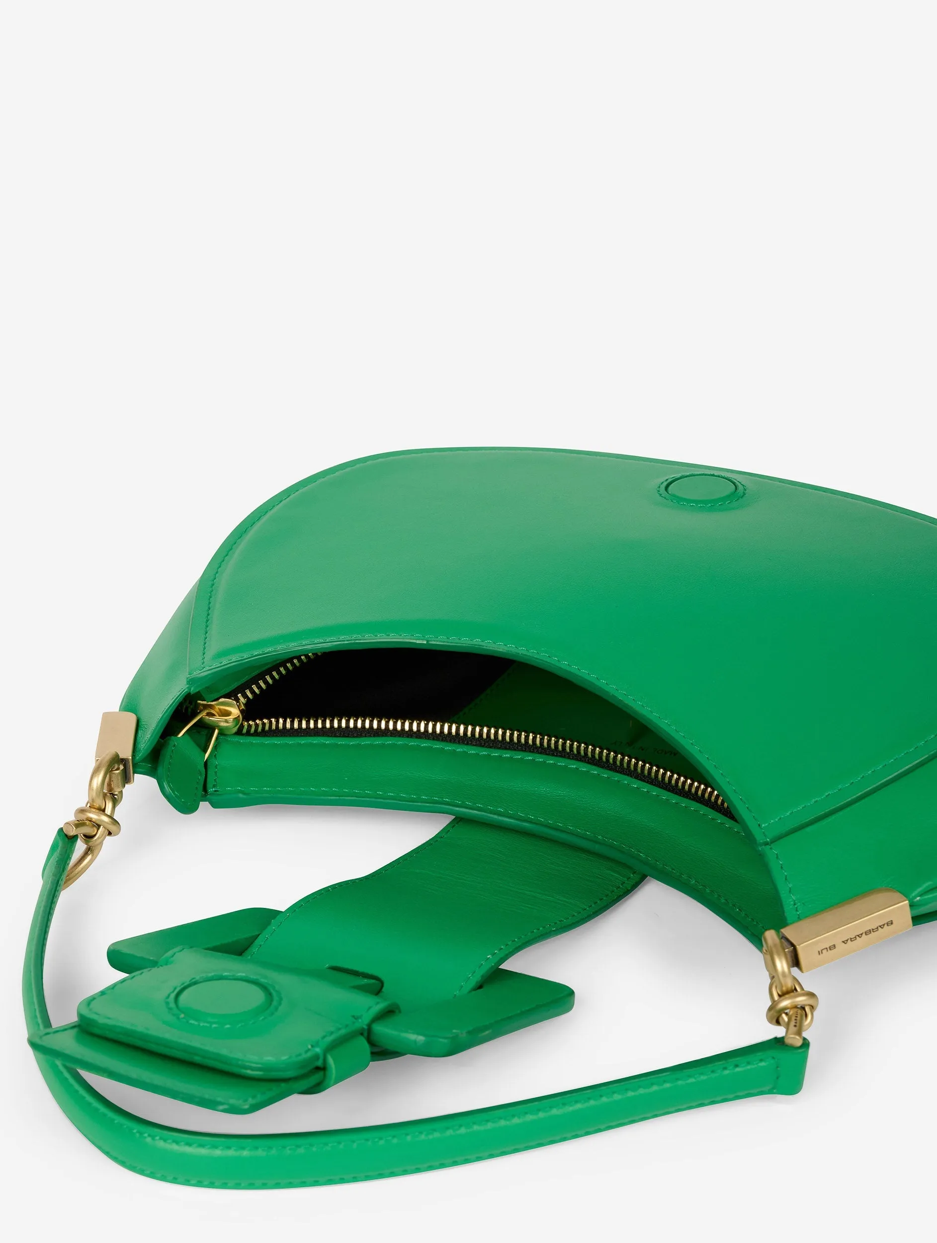 Sac Kiss Me en cuir vert