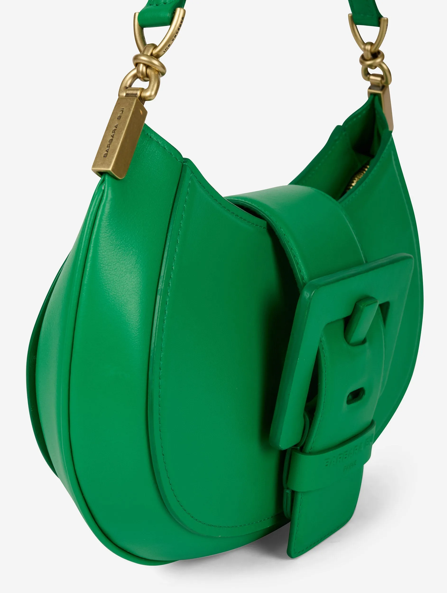 Sac Kiss Me en cuir vert