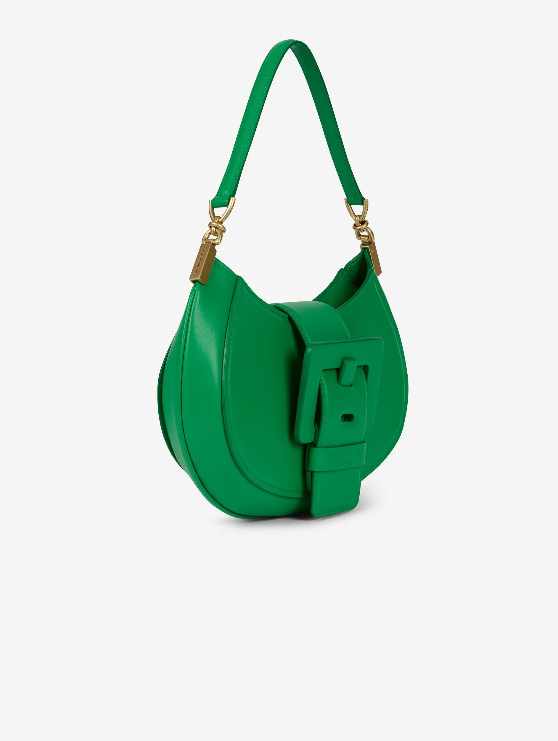 Sac Kiss Me en cuir vert