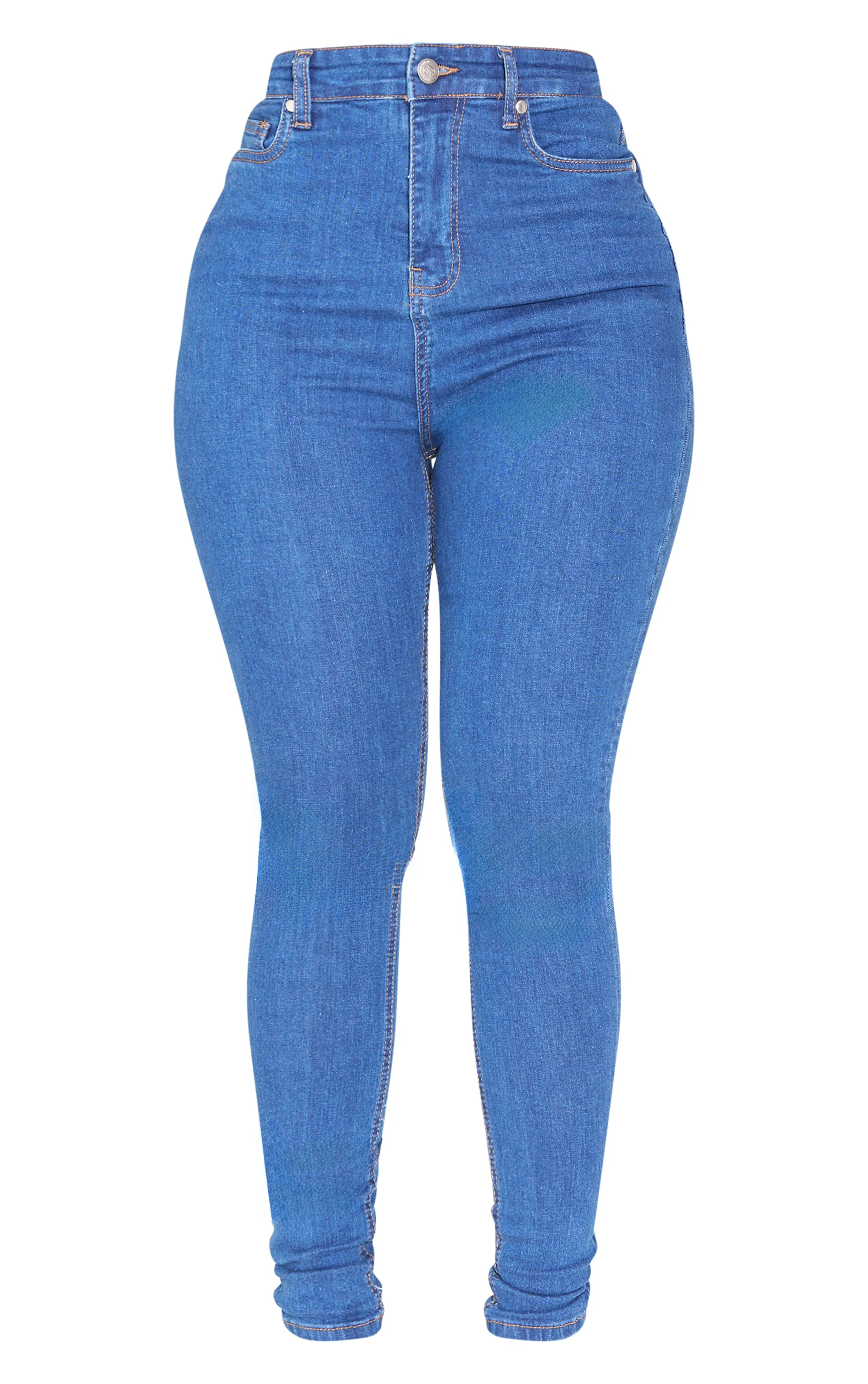 Shape Jean skinny bleu moyennement délavé disco