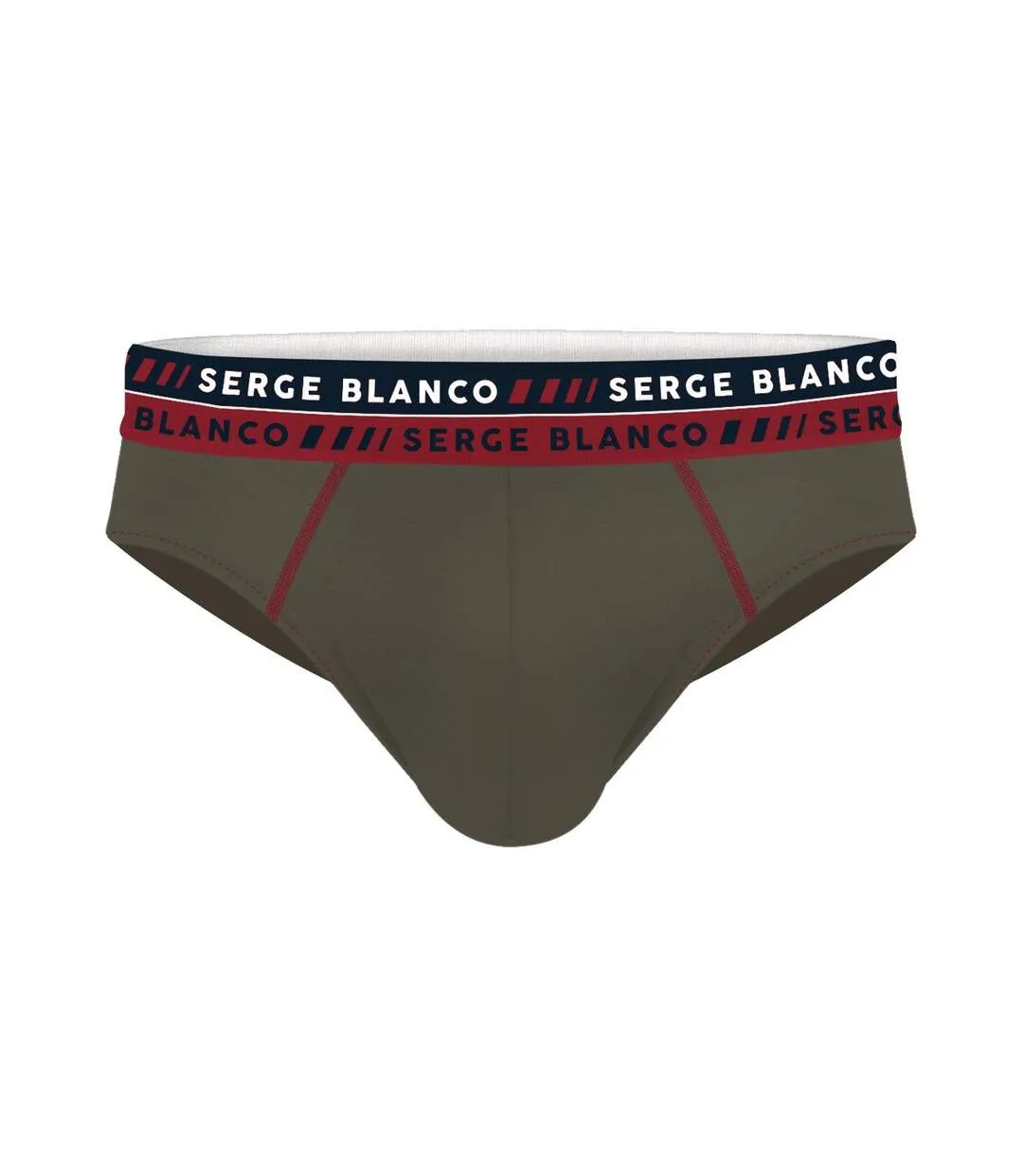 Slips Homme SERGE BLANCO Coton Majoritaire Pack de 8 Slips SBL CLA