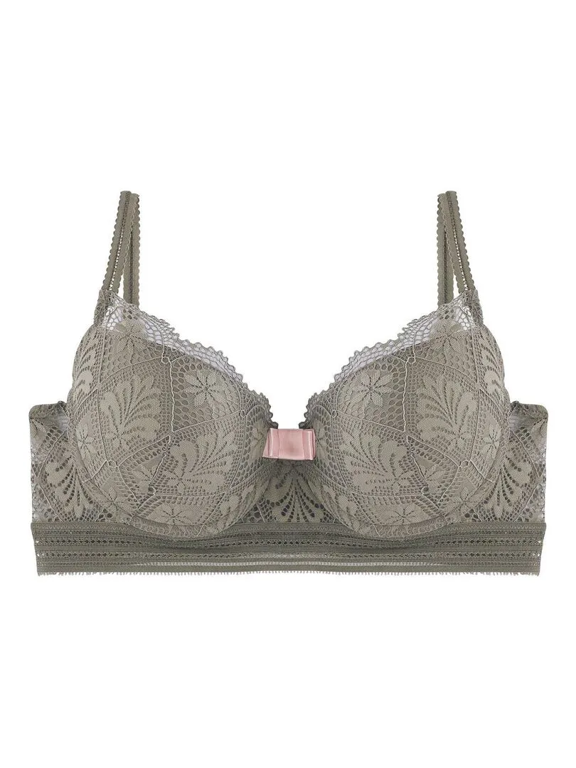 Soutien-gorge ampliforme coque moulée LOVE POWER - Pomm'Poire - Gris