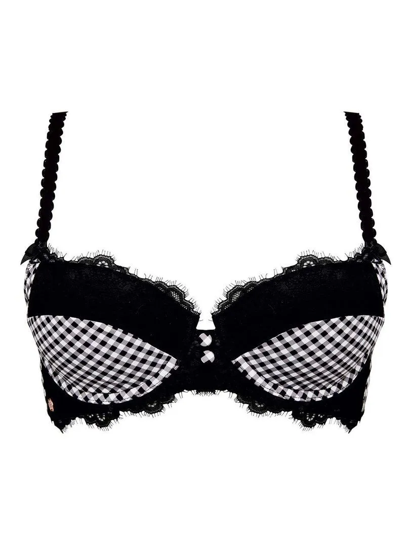 Soutien-gorge ampliforme coque moulée SIGNATURE - Brigitte Bardot Lingerie - Noir