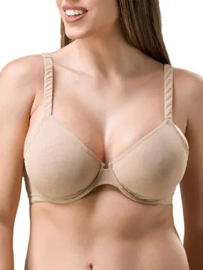 Soutien-gorge armaturé balconnet Lust peau - Beige