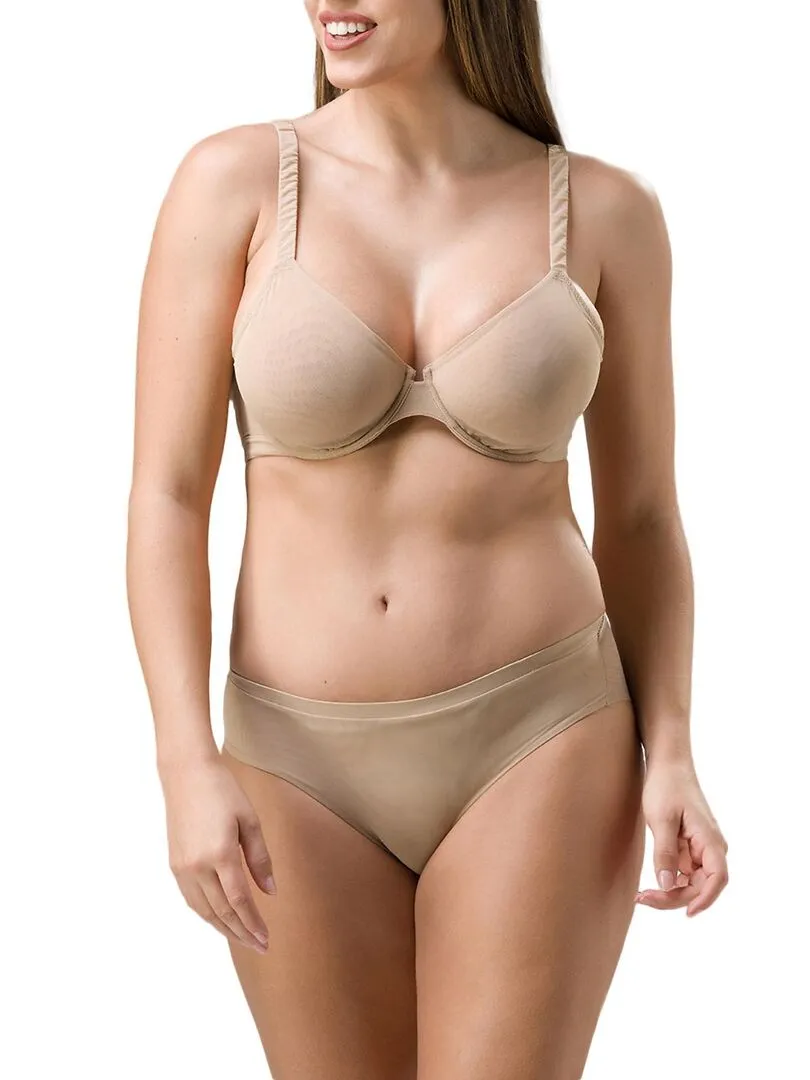 Soutien-gorge armaturé balconnet Lust peau - Beige