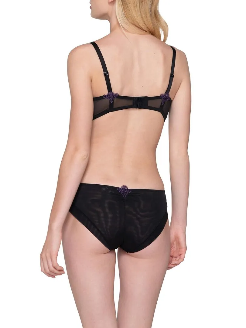 Soutien-gorge armaturé balconnet Ruby - Noir