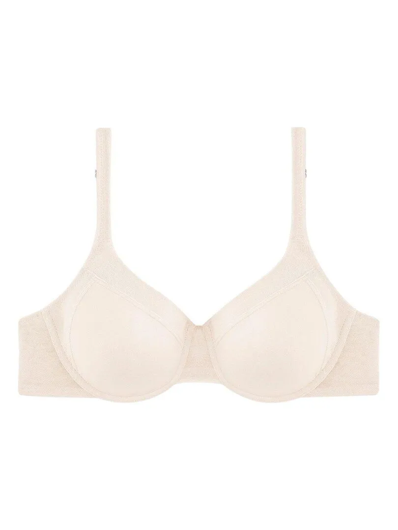 Soutien-gorge coqué avec armatures Perfect shadow - Beige