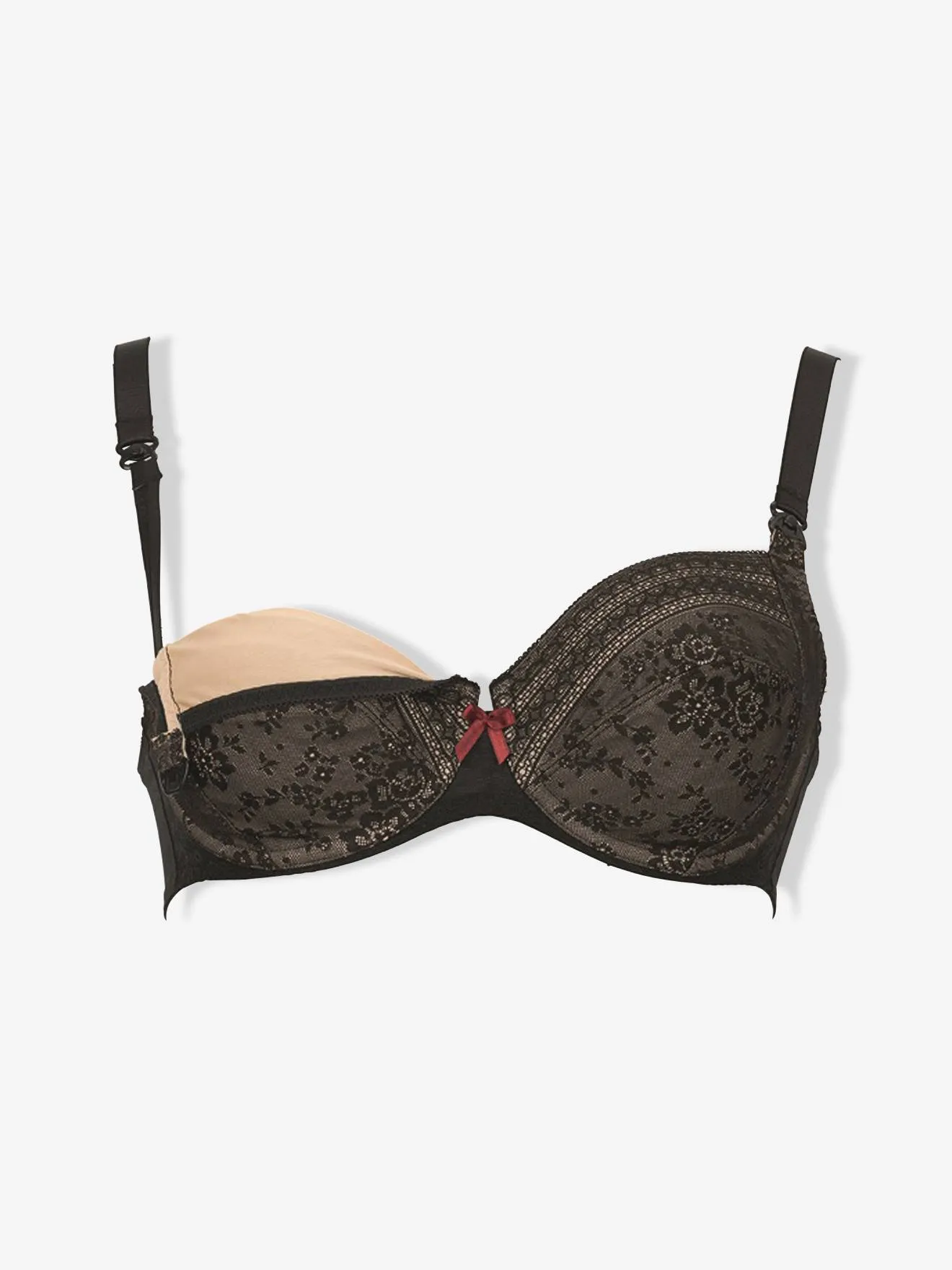 Soutien-gorge d'allaitement avec armatures dentelle Anita noir - Anita