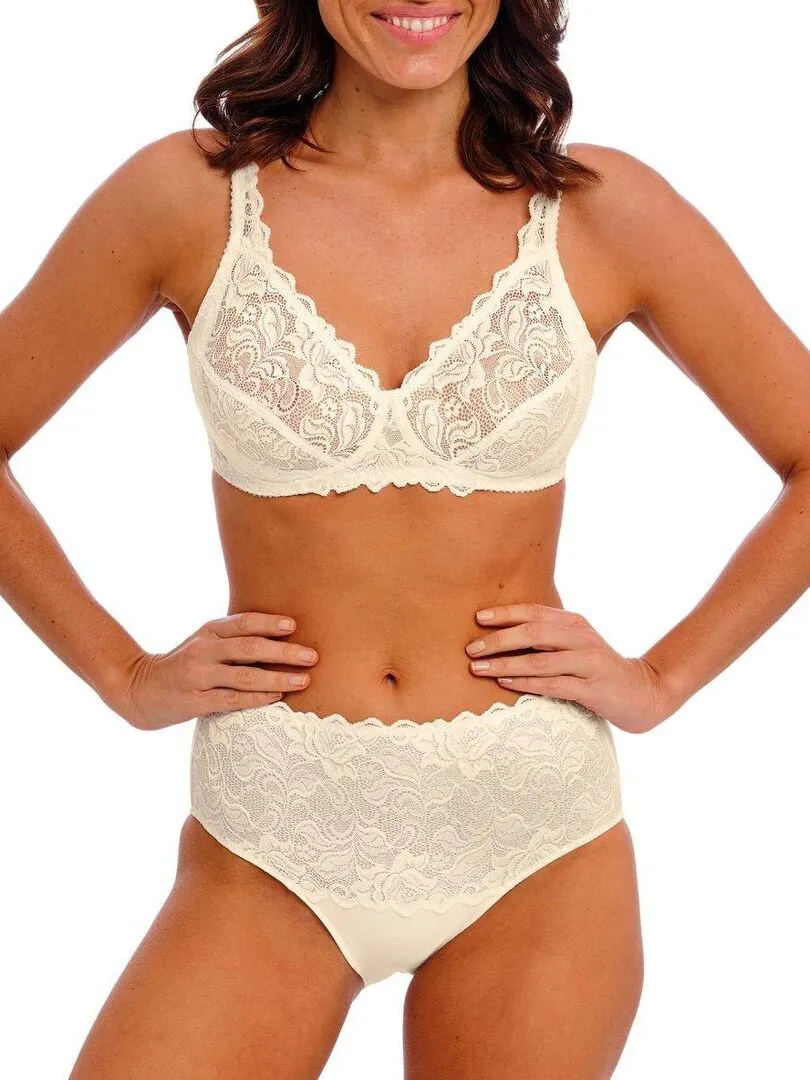 Soutien-gorge en dentelle Eglantine - Blanc