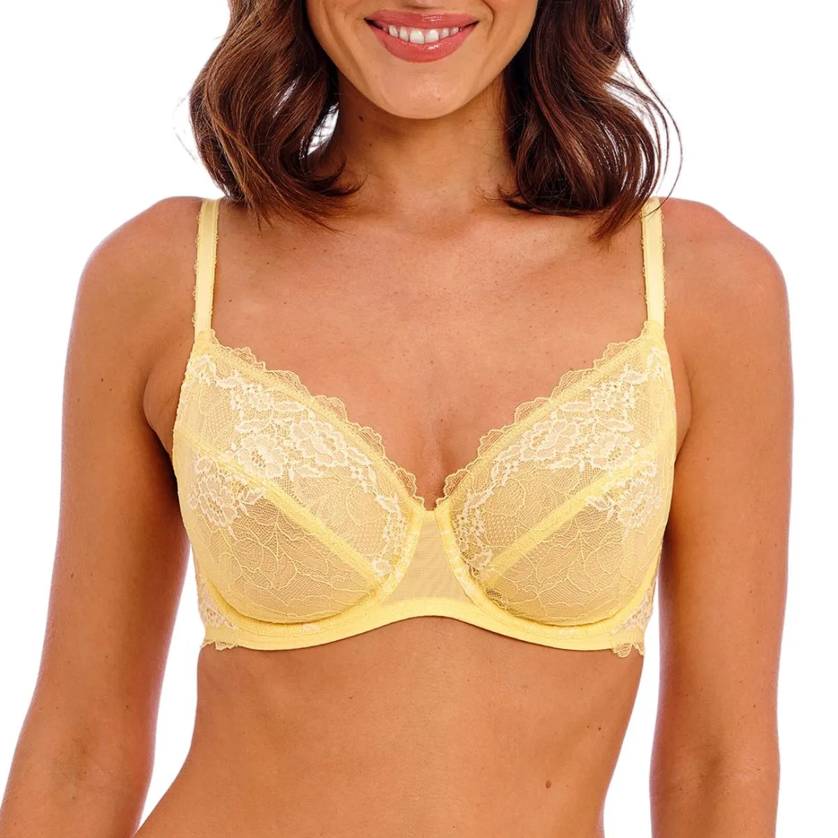 Soutien-gorge en dentelle Lace Perfection Lemon Sorbet de Wacoal 