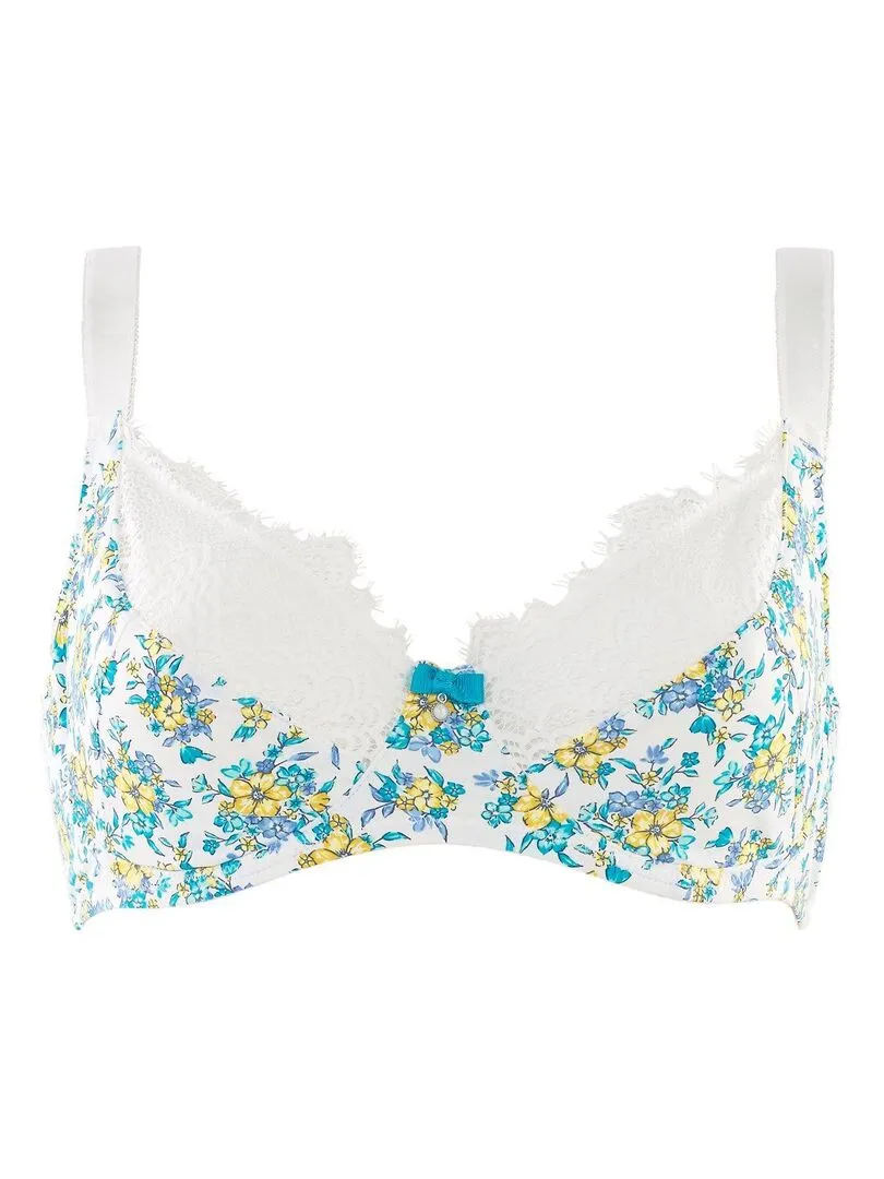 Soutien-gorge grand maintien C, D et E SWEET HEART - Pomm'Poire - Bleu