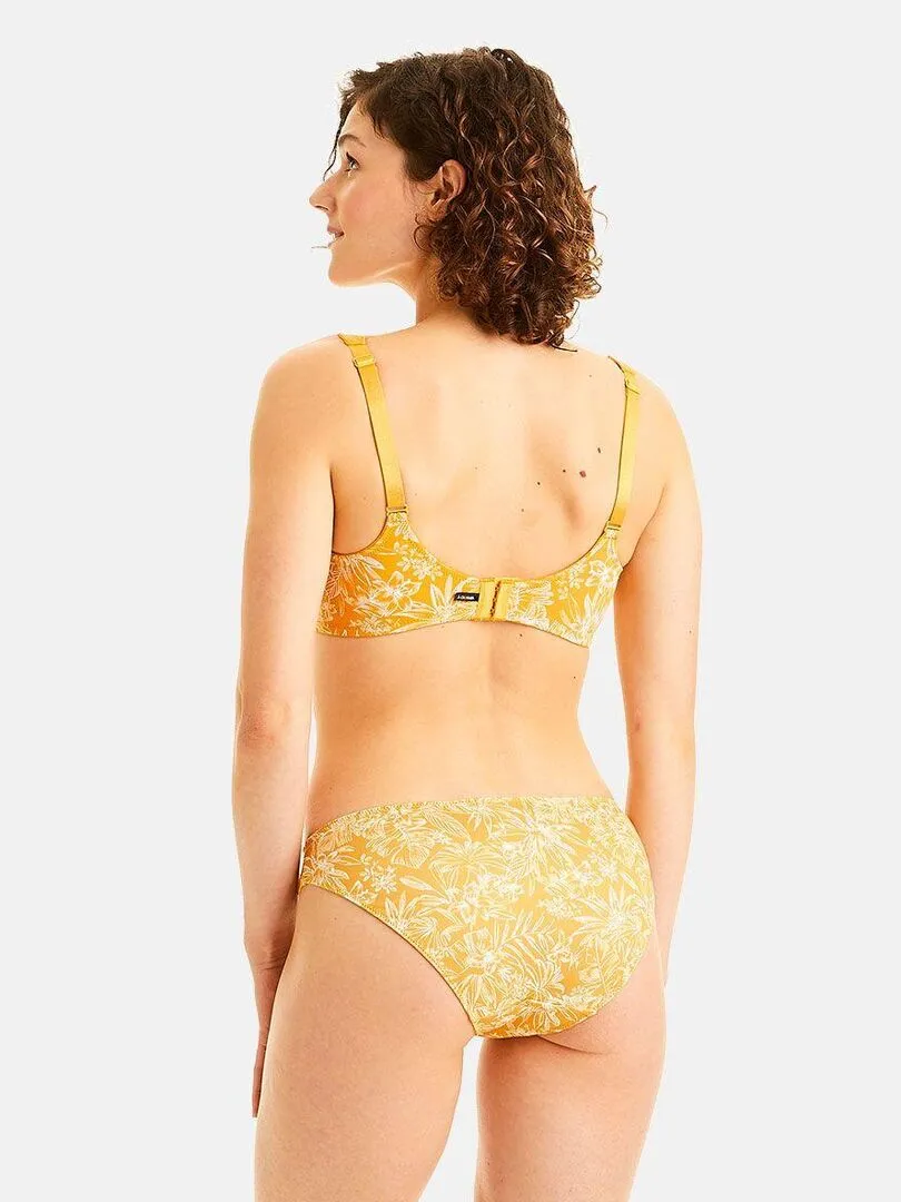 Soutien-gorge grand maintien PAMOISON - Pomm'Poire - Jaune