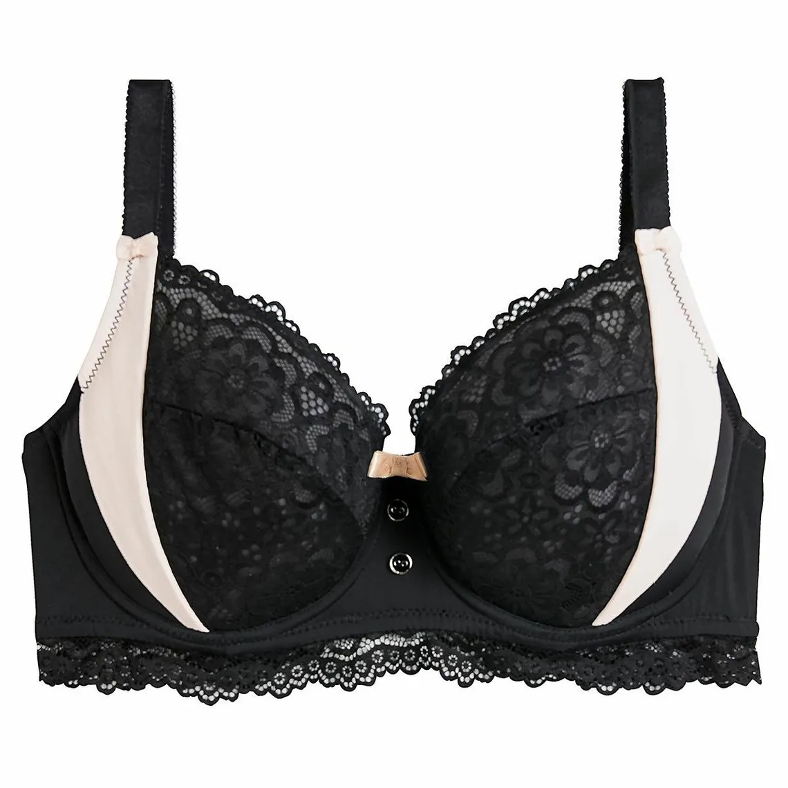 Soutien-gorge grand maintien POMM'POIRE - Noir | 3 Suisses