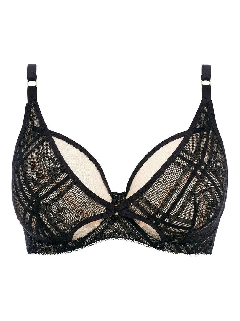 Soutien-gorge original et glamour avec armatures Freya Fatale - Noir