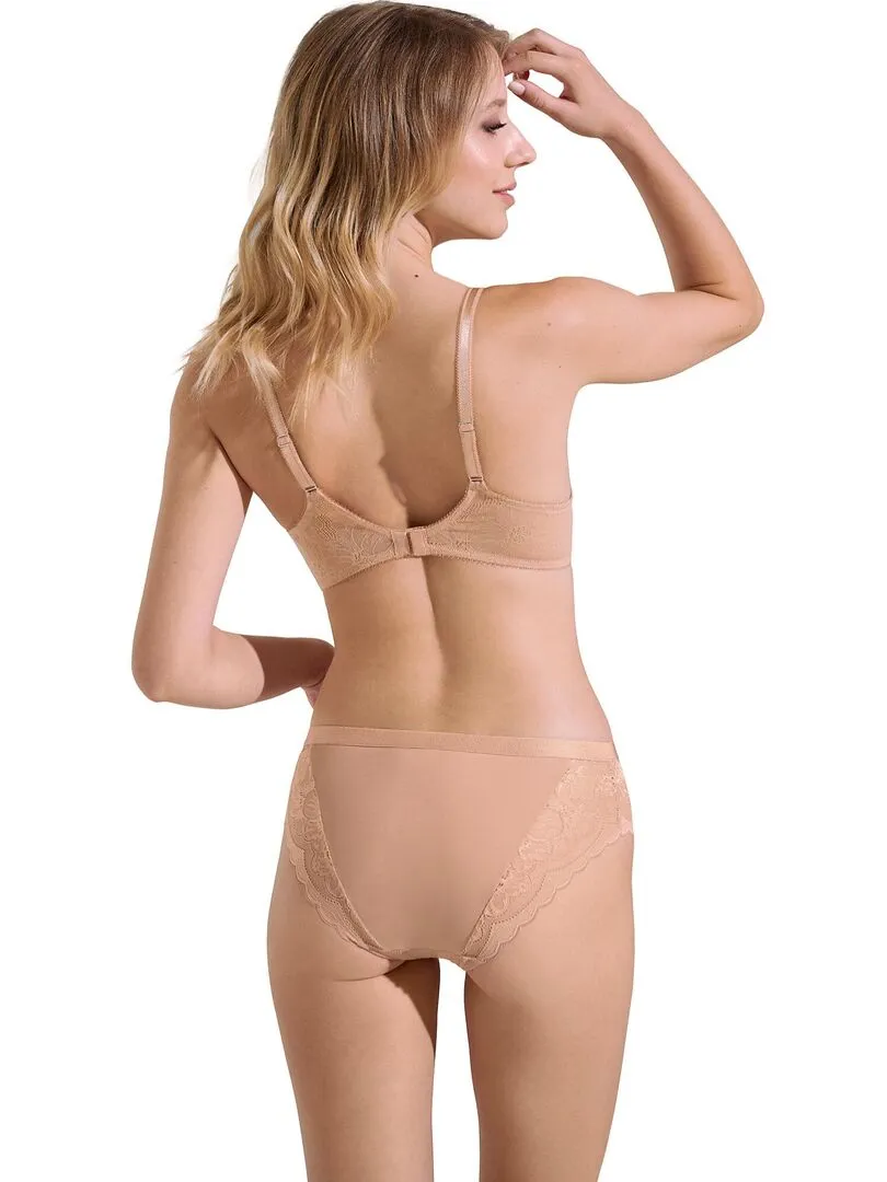 Soutien-gorge préformé Evelyn F à H - Beige