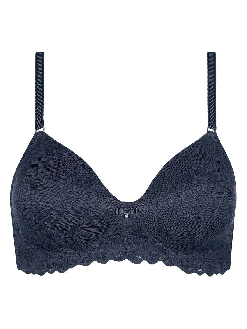 Soutien-gorge préformé sans armatures Naty - Bleu