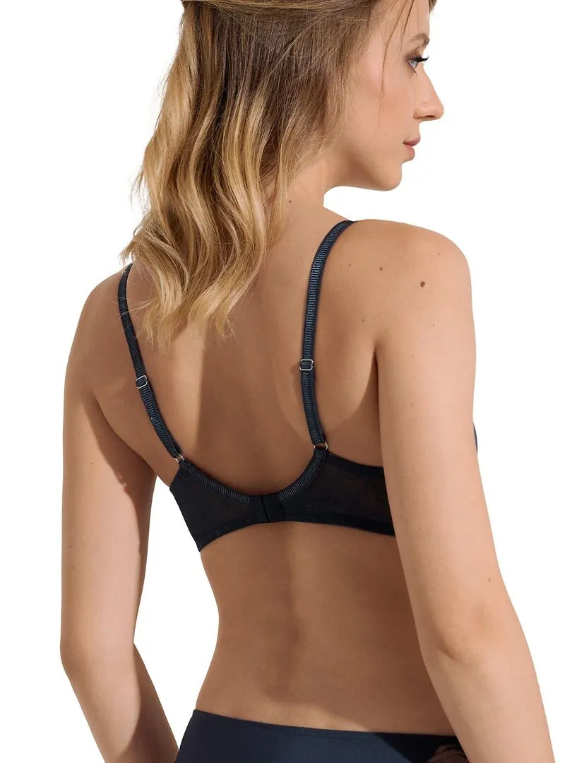 Soutien-gorge préformé sans armatures Naty - Bleu